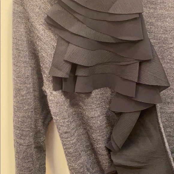 LOFT - Sweater with Ruffle - Picture 3 of 6
